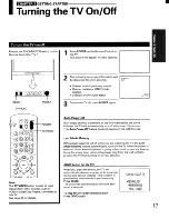 Предварительный просмотр 17 страницы Toshiba TP48G10 Owner'S Manual