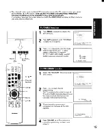 Предварительный просмотр 19 страницы Toshiba TP48G10 Owner'S Manual