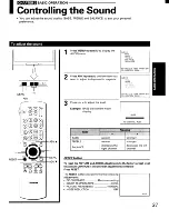 Предварительный просмотр 27 страницы Toshiba TP48G10 Owner'S Manual