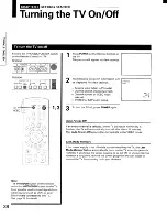 Предварительный просмотр 38 страницы Toshiba TP50F90 Owner'S Manual