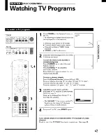 Предварительный просмотр 43 страницы Toshiba TP50F90 Owner'S Manual