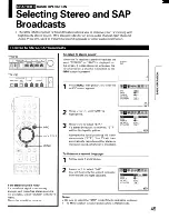 Предварительный просмотр 49 страницы Toshiba TP50F90 Owner'S Manual