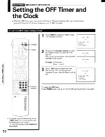 Предварительный просмотр 58 страницы Toshiba TP50F90 Owner'S Manual