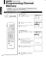 Предварительный просмотр 22 страницы Toshiba TP50H64 Owner'S Manual