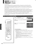 Предварительный просмотр 48 страницы Toshiba TP50H64 Owner'S Manual