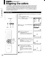 Preview for 24 page of Toshiba TP55F80 Owner'S Manual