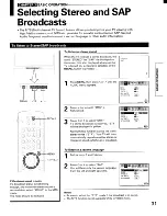 Preview for 31 page of Toshiba TP55F80 Owner'S Manual