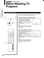 Preview for 26 page of Toshiba TP61E90 Owner'S Manual