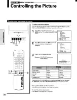 Preview for 30 page of Toshiba TP61E90 Owner'S Manual