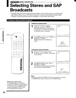 Preview for 34 page of Toshiba TP61E90 Owner'S Manual