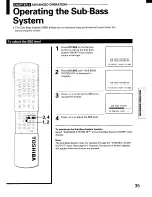 Preview for 35 page of Toshiba TP61E90 Owner'S Manual