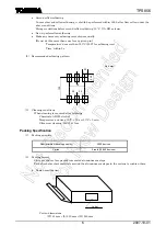 Предварительный просмотр 6 страницы Toshiba TPS856 Owner'S Manual