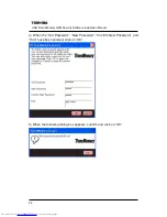 Предварительный просмотр 24 страницы Toshiba TRANSMEMORY U2M-004GT Software Installation Manual