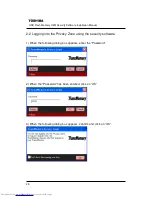 Предварительный просмотр 25 страницы Toshiba TRANSMEMORY U2M-004GT Software Installation Manual