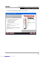 Preview for 15 page of Toshiba TransMemory Installation Manual