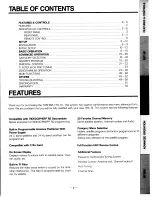 Preview for 3 page of Toshiba TRX-15 Owner'S Manual