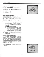 Preview for 12 page of Toshiba TRX-15 Owner'S Manual