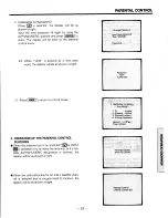 Preview for 23 page of Toshiba TRX-15 Owner'S Manual