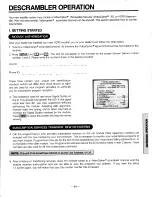 Preview for 25 page of Toshiba TRX-15 Owner'S Manual