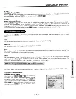 Preview for 27 page of Toshiba TRX-15 Owner'S Manual