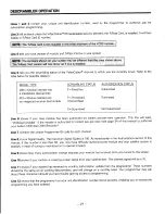 Preview for 28 page of Toshiba TRX-15 Owner'S Manual