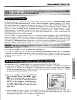 Preview for 33 page of Toshiba TRX-15 Owner'S Manual