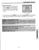 Preview for 37 page of Toshiba TRX-15 Owner'S Manual