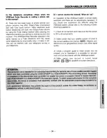 Preview for 39 page of Toshiba TRX-15 Owner'S Manual