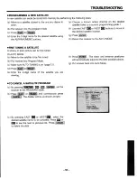 Preview for 51 page of Toshiba TRX-15 Owner'S Manual