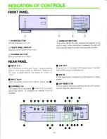 Preview for 5 page of Toshiba TRX-1820 Owner'S Manual