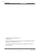 Предварительный просмотр 2 страницы Toshiba TS2000 Instruction Manual