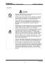 Preview for 6 page of Toshiba TS3000 Series Instruction Manual