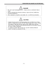 Preview for 73 page of Toshiba TS3100 Instruction Manual