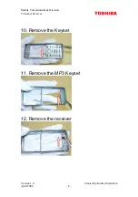 Предварительный просмотр 8 страницы Toshiba TS608 Service Manual