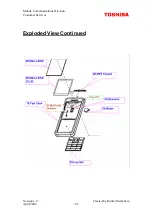 Предварительный просмотр 19 страницы Toshiba TS608 Service Manual