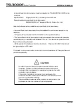 Preview for 18 page of Toshiba TSL3000E Interface Manual