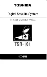 Toshiba TSR-101 Operation Manual preview