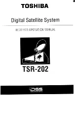 Toshiba TSR-202 Operation Manual предпросмотр