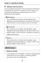 Preview for 4 page of Toshiba TW-BH105M4PH Owner'S Manual