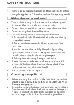 Preview for 8 page of Toshiba TW-BH105M4PH Owner'S Manual