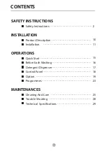 Предварительный просмотр 2 страницы Toshiba TW-BK95G4 Series Owner'S Manual