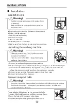 Предварительный просмотр 11 страницы Toshiba TW-BL100S2 Series Owner'S Manual