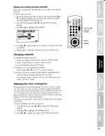 Preview for 21 page of Toshiba TW40X81 Owner'S Manual