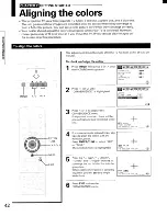 Preview for 42 page of Toshiba TW56F80 Owner'S Manual