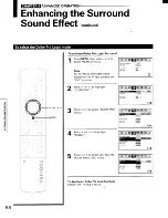 Предварительный просмотр 58 страницы Toshiba TW56F80 Owner'S Manual