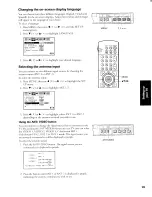 Preview for 19 page of Toshiba TW56X81 Owner'S Manual