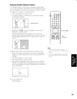 Preview for 29 page of Toshiba TW56X81 Owner'S Manual