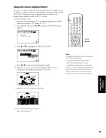 Preview for 39 page of Toshiba TW56X81 Owner'S Manual