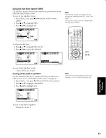 Preview for 43 page of Toshiba TW56X81 Owner'S Manual