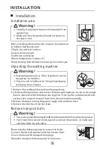 Preview for 12 page of Toshiba TWD-BH90W4M Owner'S Manual